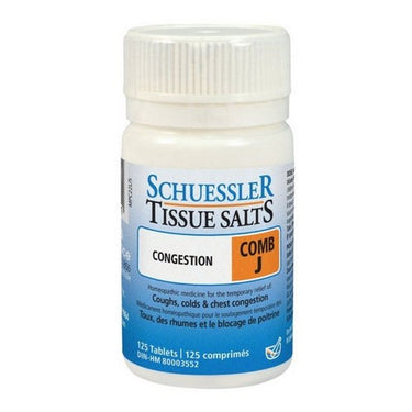 Schuessler Tissue Salts Comb J Congestion 125 Tabs by Martin & Pleasance North America