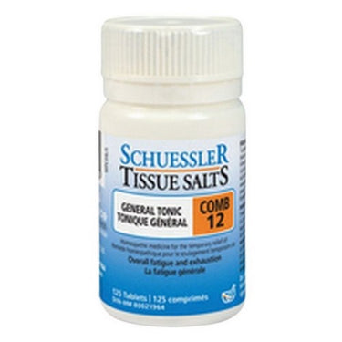 Schuessler Tissue Salts Comb 12 General Tonic 125 Tabs by Martin & Pleasance North America