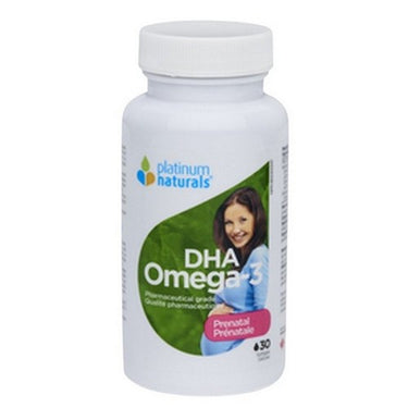 Prenatal Omega-3 DHA 30 Softgels by Platinum Naturals