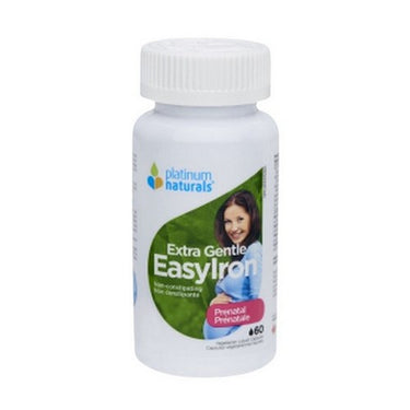 Prenatal EasyIron Extra Gentle 60 Veg Caps by Platinum Naturals