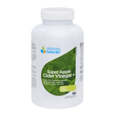 Platinum Naturals, Super Apple Cider Vinegar+, 180 Tabs