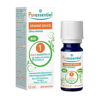 Organic Sweet Orange Essential Oil 10 Ml by Puressentiel