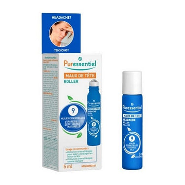 Headache Roll-On with 9 Essential Oils 5 Ml by Puressentiel