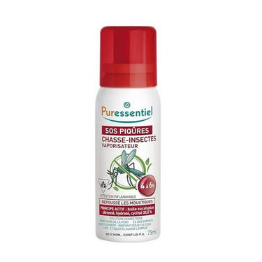 Puressentiel, SOS Bite & Sting Insect Repellent Spray, 75 Ml