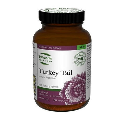 Turkey Tail Capsules 60 Caps by St. Francis Herb Farm Inc.