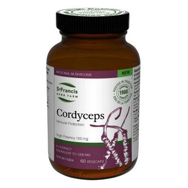 Cordyceps Capsules 60 Caps by St. Francis Herb Farm Inc.