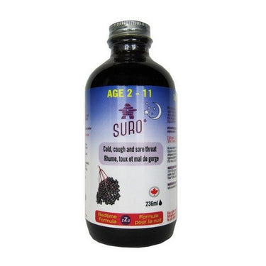 SURO, Elderberry Syrup Nighttime for Kids, 236 Ml