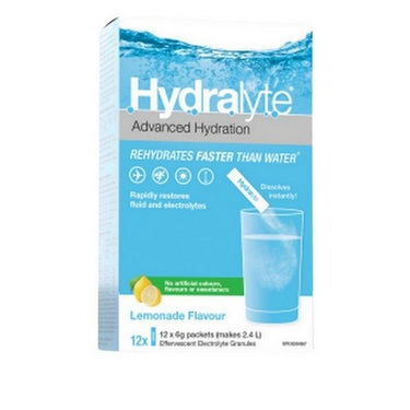 Hydralyte, Electrolyte Granules Lemonade, 12 Count