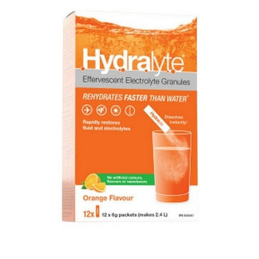 Electrolyte Granules  Orange 12 Count by Hydralyte