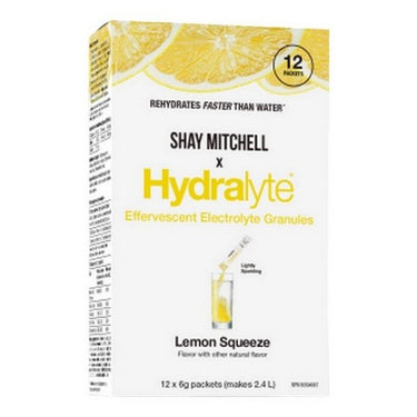 Hydralyte, Electrolyte Granules  Lemon Squeeze, 12 Count