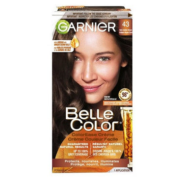 Belle Color 43 Dark Golden Brown 1 Count by Garnier Fructis