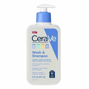 Cerave Baby Wash Plus Shampoo 237Ml 237 Ml by Cerave