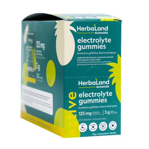 Electrolytes Gummies 50 Grams (Case of 12) by Herbaland Naturals