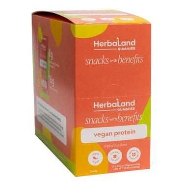 Vegan Protein Tropical 50 Grams (Case of 12) by Herbaland Naturals