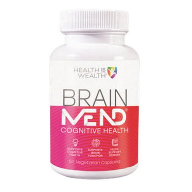 BrainMEND Organic Advanced Brain Booster 60 Veg Caps by Health Is Wealth