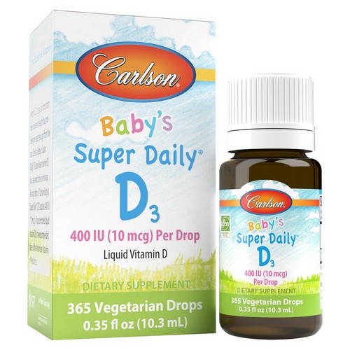 Baby's Super Daily Vitamin D3 .35 Oz by Carlson