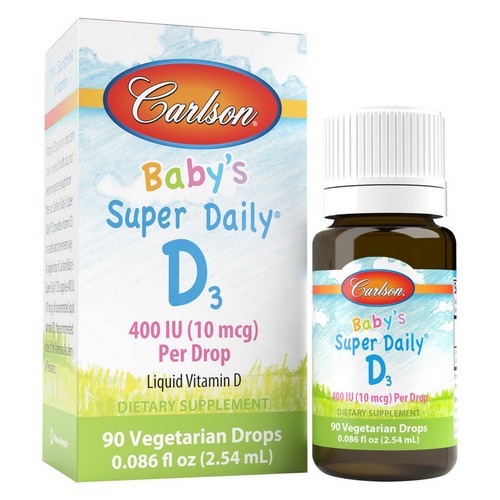 Kid's Super Daily Vitamin D3 Drops 0.086 Oz by Carlson