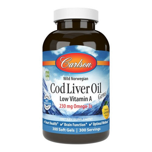 Cod Liver Oil Gems 300 Softgels by Carlson