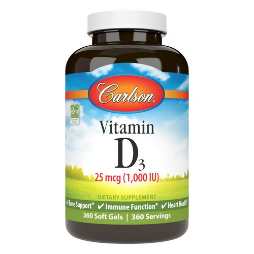 Vitamin D Bone And Muscle Health 360 Softgels by Carlson