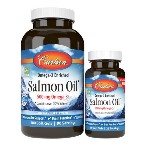 Norwegian Salmon Oil 180 + 50 Softgels by Carlson