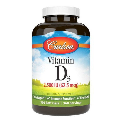 Vitamin D 2500 IU 360 Softgels by Carlson