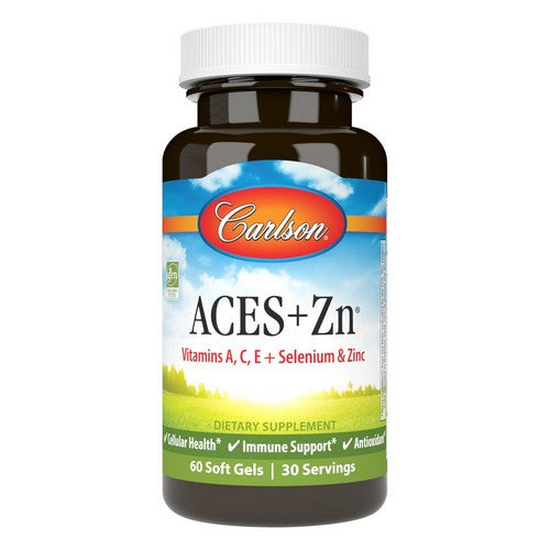 ACES + Zn Vitamins A, C, E + Selenium & Zinc 60 Softgels by Carlson