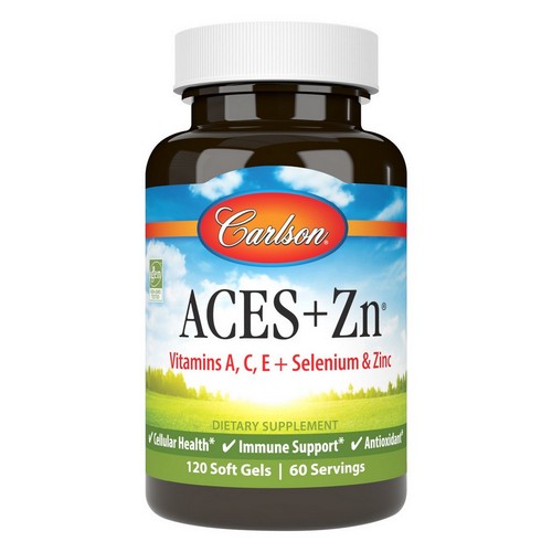 ACES + Zn Vitamins A, C, E + Selenium & Zinc 120 Softgels by Carlson