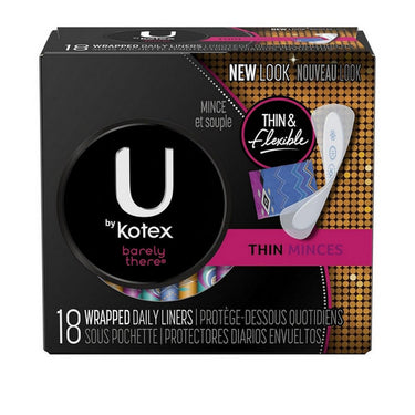 U By Kotex Sup Prem Barely There Pantyliners 18 Count by U By Kotex
