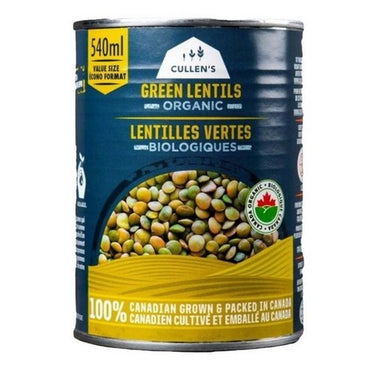 Organic Canned Green Lentils 540 Ml (Case Of 12) by Left Coast Naturals