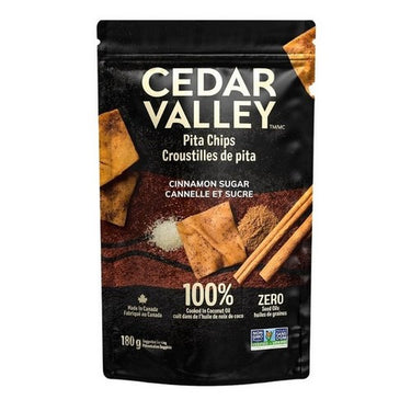 Pita Chips Cinnamon Sugar 180 Grams (Case Of 12) by Left Coast Naturals