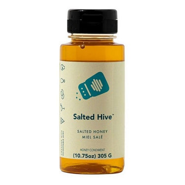 Salted Hive Salted Canadian Honey 305 Grams (Case Of 6) by Left Coast Naturals