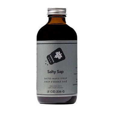 Salty Sap Salted Canadian Maple Syrup 236 Grams (Case Of 6) by Left Coast Naturals