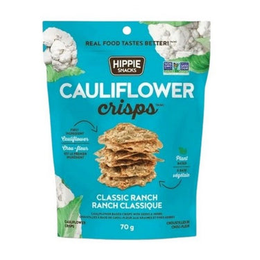 Cauliflower Crisps Classic Ranch 70 Grams (Case Of 12) by Left Coast Naturals