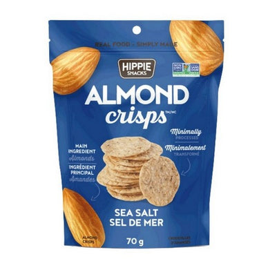 Sea Salt Almond Crisps 70 Grams (Case Of 12) by Left Coast Naturals