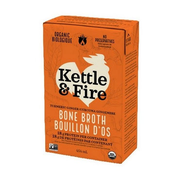 Turmeric Ginger Chicken Bone Broth 454 ml (Case Of 6) by Left Coast Naturals