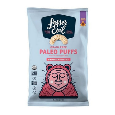 Himalayan Pink Salt Paleo Puffs 142 Grams (Case Of 9) by Left Coast Naturals