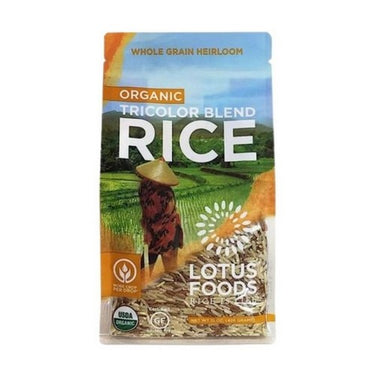 Organic Tricolor Blend Volcano Rice 425 Grams (Case Of 6) by Left Coast Naturals