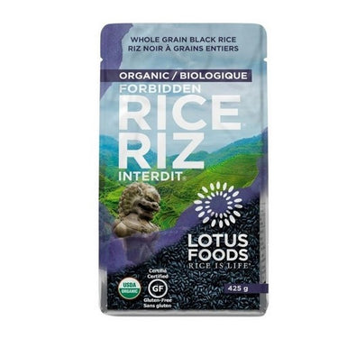 Organic Forbidden Rice 425 Grams (Case Of 6) by Left Coast Naturals