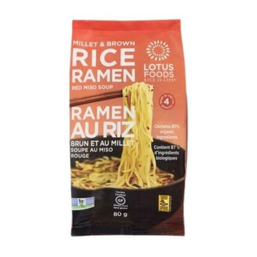 Millet And Brown Rice Ramen With Miso Soup 80 Grams (Case Of 10) by Left Coast Naturals