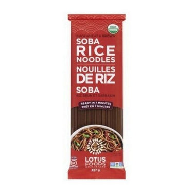 Buckwheat And Brown Rice Soba Noodles 227 Grams (Case Of 8) by Left Coast Naturals