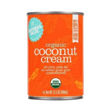 Organic Coconut Cream 400 Ml (Case Of 12) by Left Coast Naturals