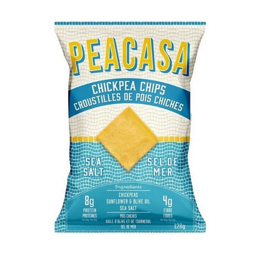 Chickpea Chips Sea Salt 128 Grams (Case Of 12) by Left Coast Naturals