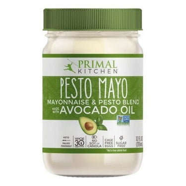 Pesto Mayonnaise Made With Avocado Oil 355 Ml (Case Of 6) by Left Coast Naturals