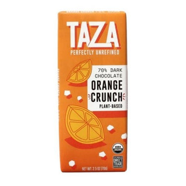 Orange Crunch 70% Dark 70 Grams (Case Of 10) by Left Coast Naturals