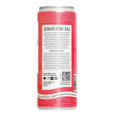 Vibrant Peach Cold Brew Guayusa 355 Ml (Case Of 12) by Left Coast Naturals