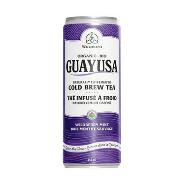 Cold Brew Guayusa Wildberry Mint 355 Ml (Case Of 12) by Left Coast Naturals