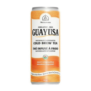 Cold Brew Guayusa Zesty Pineapple 355 Ml (Case Of 12) by Left Coast Naturals