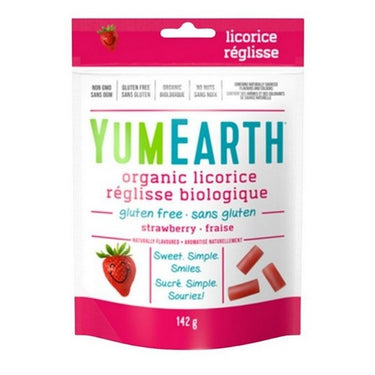 Organic Strawberry Licorice 142 Grams (Case Of 6) by Left Coast Naturals