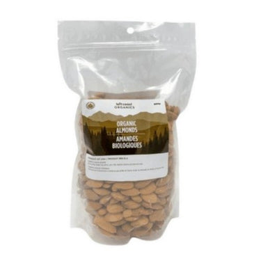 Organic Almonds Raw 800 Grams (Case Of 6) by Left Coast Naturals