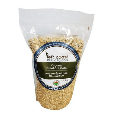 Organic Oats Steel Cut 1.2 Kgs (Case Of 6) by Left Coast Naturals